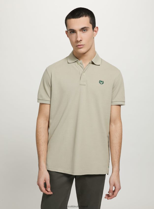 Kleidung de Alcott Männer Poloshirt aus Baumwollpiqué mit Stickerei wh3 weiß 88J68R845