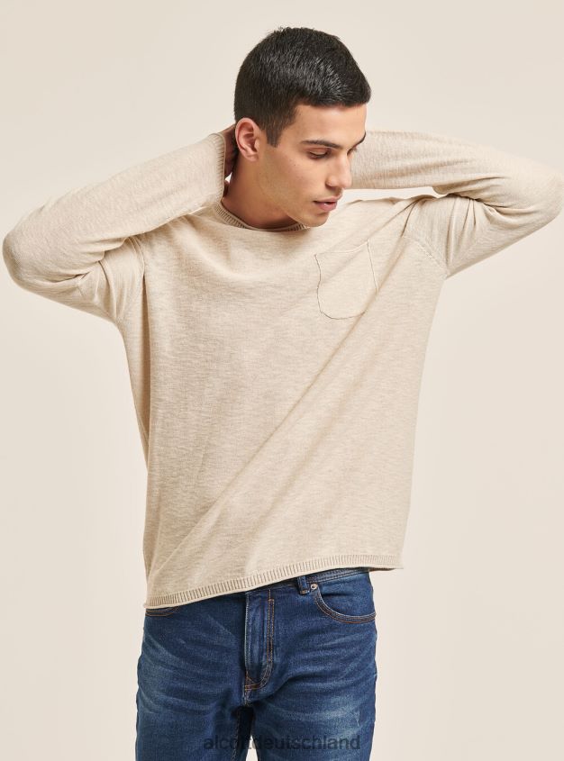 Kleidung de Alcott Männer Pullover mit Rollkragen und Brusttasche bk2 Pirat schwarz 88J68R837