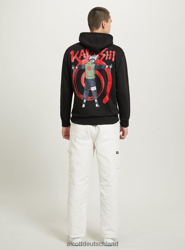 Kleidung de Alcott Männer Naruto-Sweatshirt bk1 schwarz 88J68R646