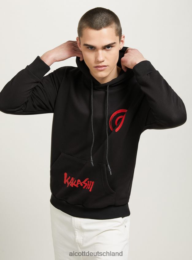 Kleidung de Alcott Männer Naruto-Sweatshirt bk1 schwarz 88J68R646