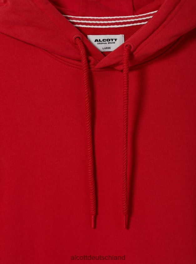 Kleidung de Alcott Männer Sweatshirt mit Kapuze und Beuteltasche wh1 naturweiß 88J68R647