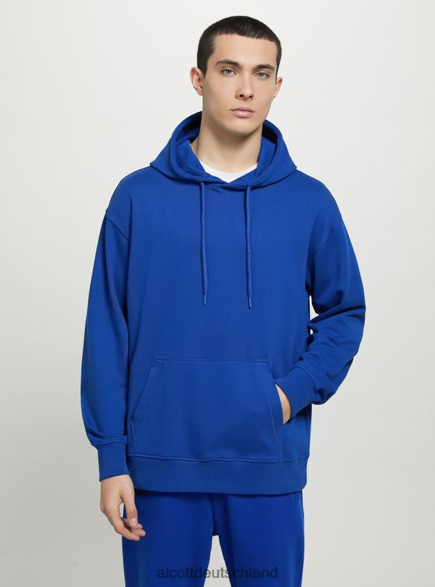 Kleidung de Alcott Männer Sweatshirt mit Kapuze und Beuteltasche wh1 naturweiß 88J68R675