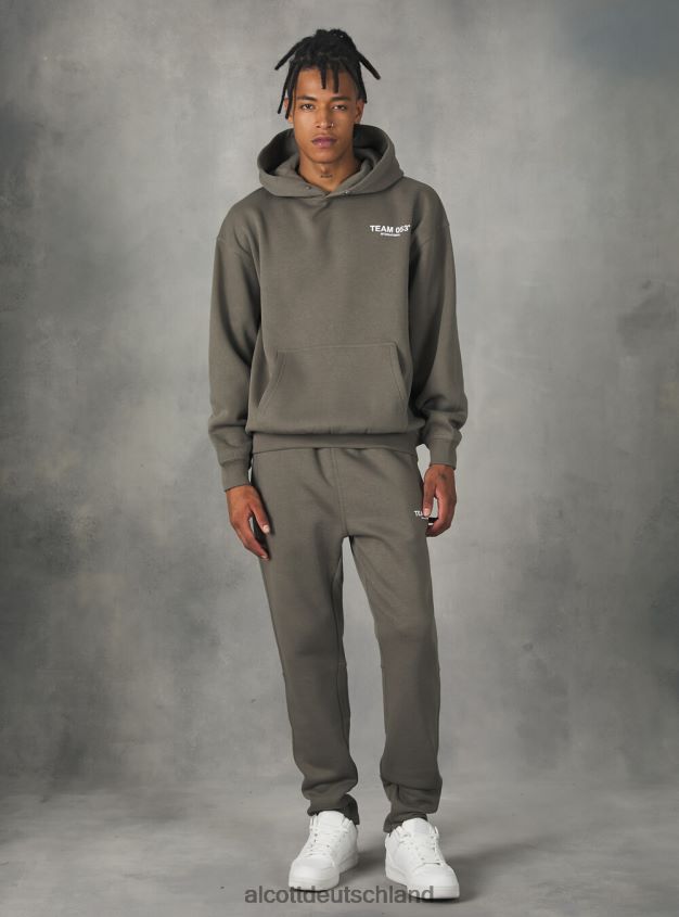 Kleidung de Alcott Männer Sweatshirt mit Team 053-Aufdruck Sa2 Sand mittel 88J68R1001