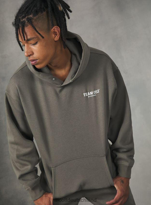 Kleidung de Alcott Männer Sweatshirt mit Team 053-Aufdruck Sa2 Sand mittel 88J68R1001