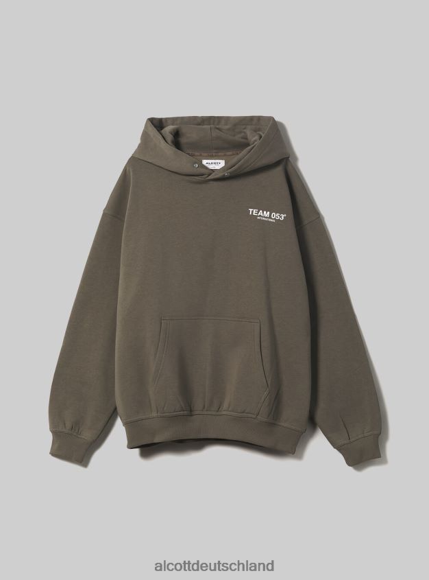 Kleidung de Alcott Männer Sweatshirt mit Team 053-Aufdruck Sa2 Sand mittel 88J68R1001