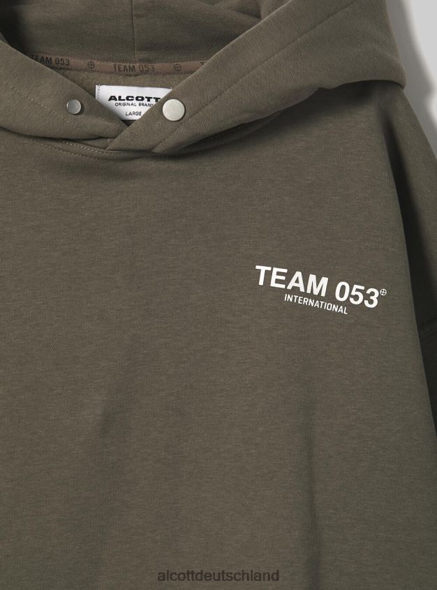 Kleidung de Alcott Männer Sweatshirt mit Team 053-Aufdruck Sa2 Sand mittel 88J68R1001