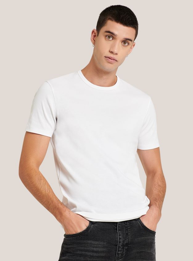 Kleidung de Alcott Männer Bedrucktes T-Shirt Schwarz 88J68R1138