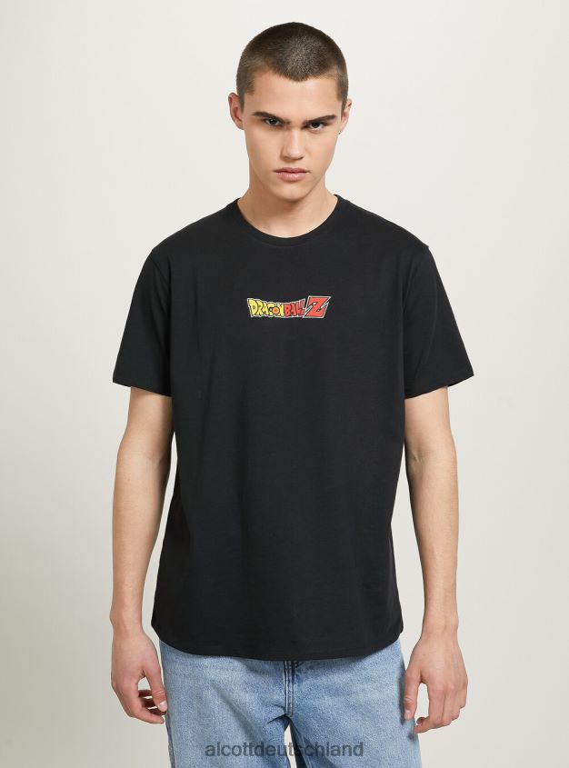 Kleidung de Alcott Männer Dragonball-T-Shirt bk1 schwarz 88J68R664