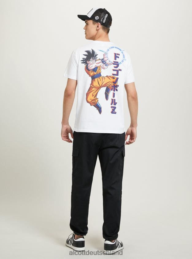 Kleidung de Alcott Männer Dragonball-T-Shirt wh3 weiß 88J68R660