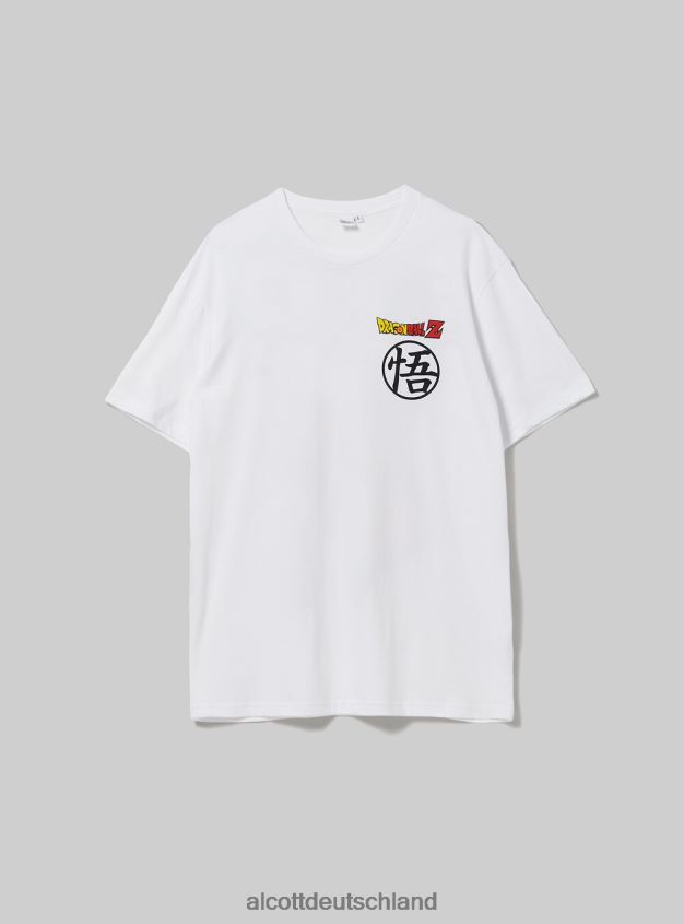 Kleidung de Alcott Männer Dragonball-T-Shirt wh3 weiß 88J68R660
