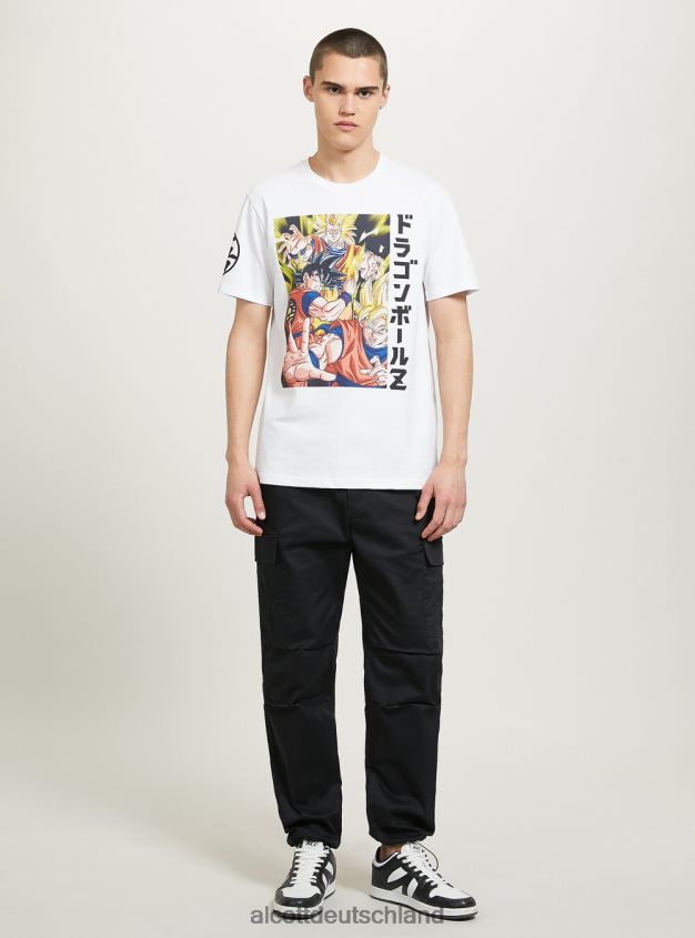 Kleidung de Alcott Männer Dragonball-T-Shirt wh3 weiß 88J68R662