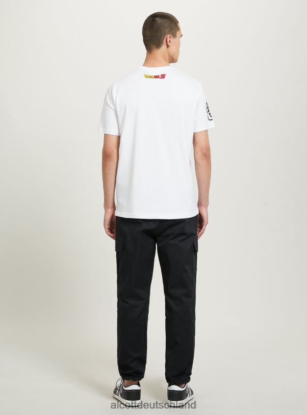 Kleidung de Alcott Männer Dragonball-T-Shirt wh3 weiß 88J68R662