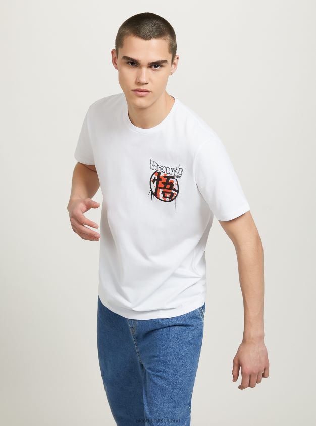Kleidung de Alcott Männer Dragonball-T-Shirt wh3 weiß 88J68R665