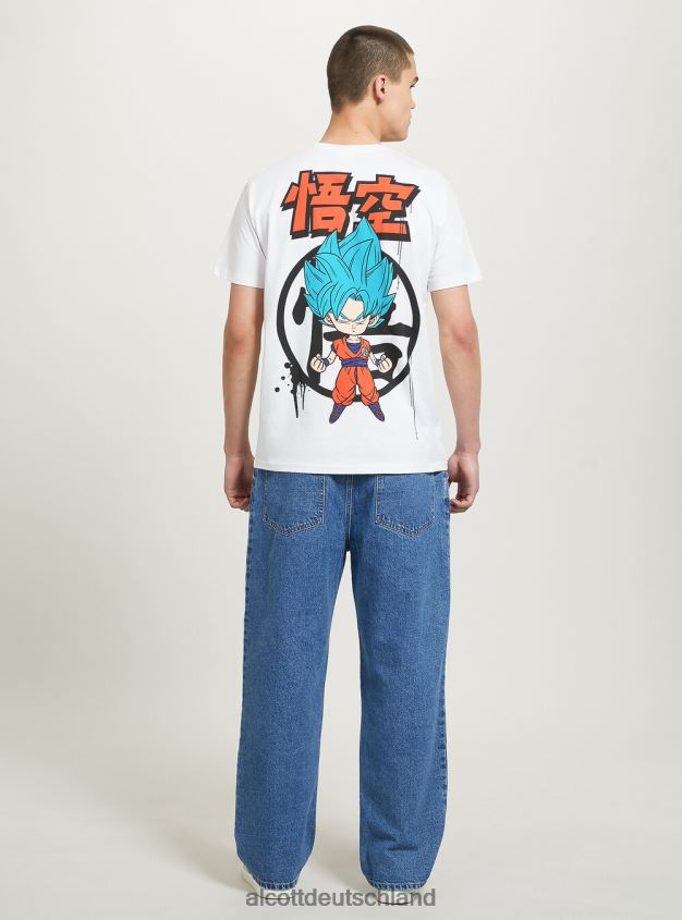 Kleidung de Alcott Männer Dragonball-T-Shirt wh3 weiß 88J68R665
