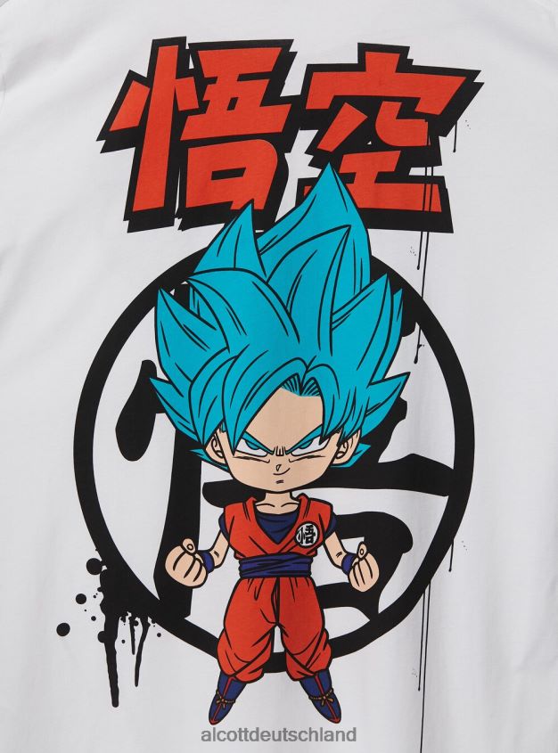 Kleidung de Alcott Männer Dragonball-T-Shirt wh3 weiß 88J68R665
