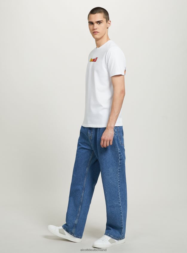 Kleidung de Alcott Männer Dragonball-T-Shirt wh3 weiß 88J68R667