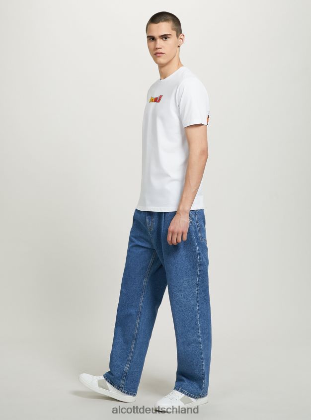 Kleidung de Alcott Männer Dragonball-T-Shirt wh3 weiß 88J68R667