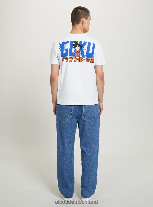 Kleidung de Alcott Männer Dragonball-T-Shirt wh3 weiß 88J68R667