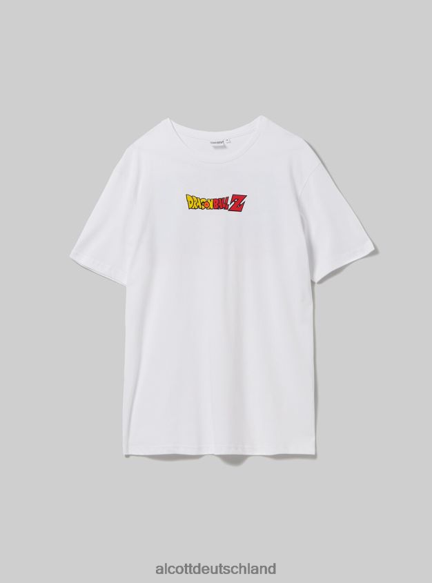 Kleidung de Alcott Männer Dragonball-T-Shirt wh3 weiß 88J68R667