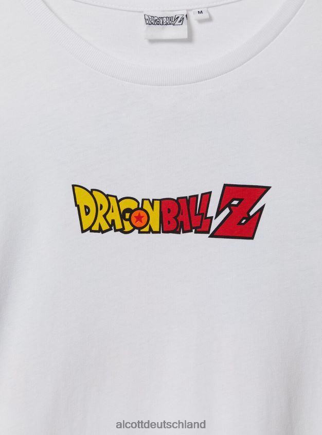 Kleidung de Alcott Männer Dragonball-T-Shirt wh3 weiß 88J68R667
