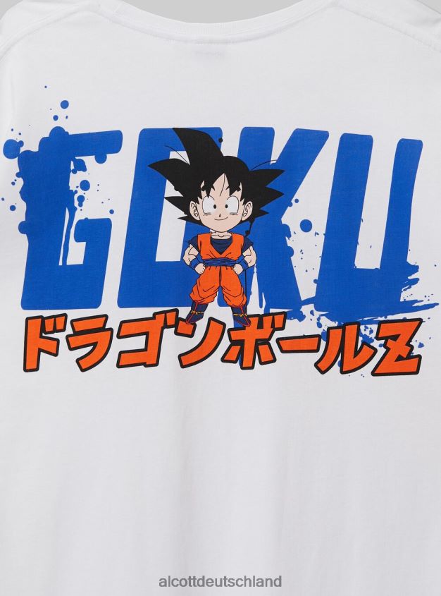 Kleidung de Alcott Männer Dragonball-T-Shirt wh3 weiß 88J68R667