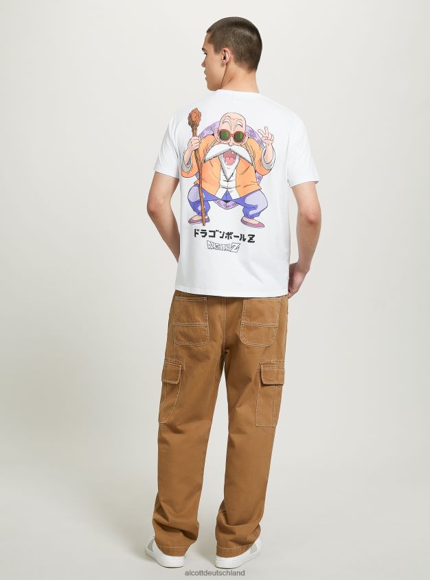 Kleidung de Alcott Männer Dragonball-T-Shirt wh3 weiß 88J68R868