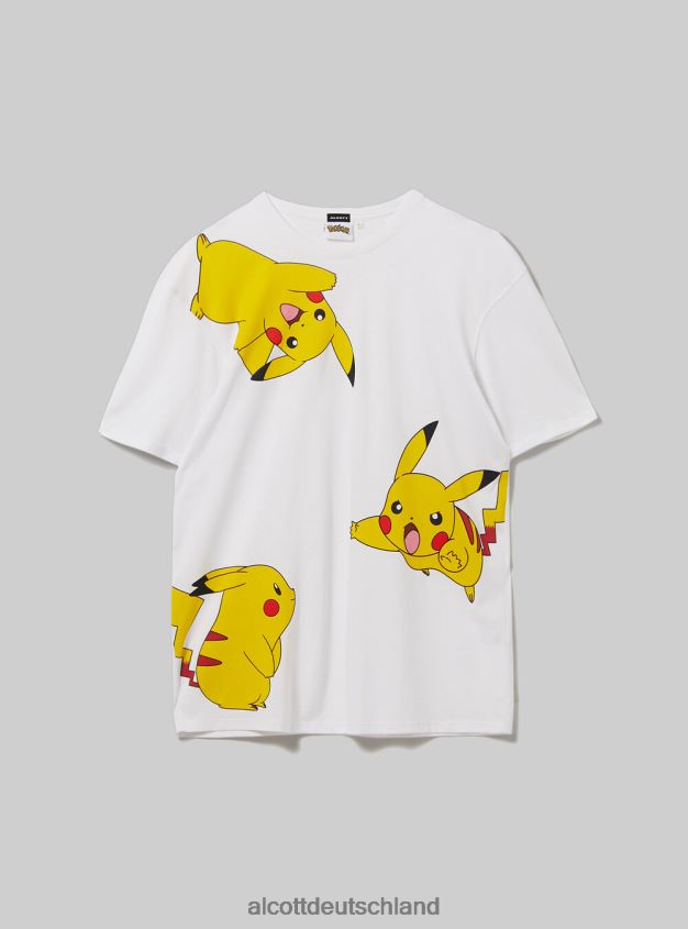Kleidung de Alcott Männer Pokemon-T-Shirt wh1 naturweiß 88J68R642