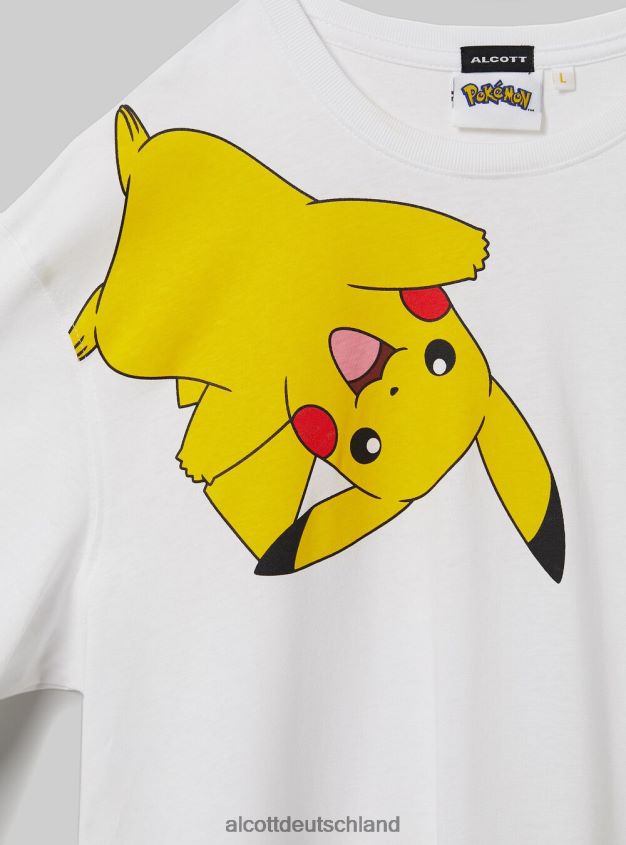 Kleidung de Alcott Männer Pokemon-T-Shirt wh1 naturweiß 88J68R642