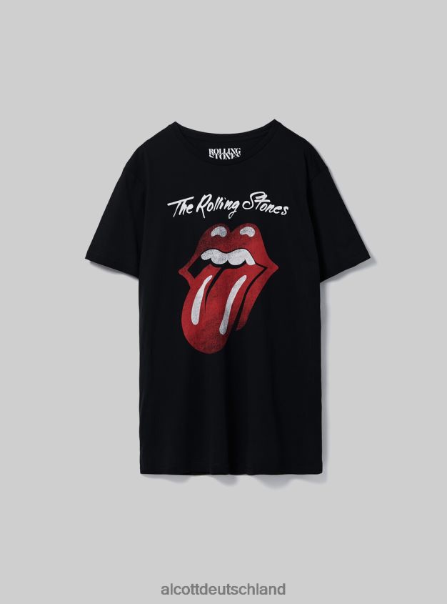 Kleidung de Alcott Männer Rolling-Stones-T-Shirt bk1 schwarz 88J68R790