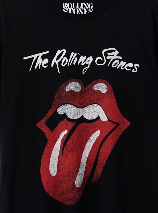 Kleidung de Alcott Männer Rolling-Stones-T-Shirt bk1 schwarz 88J68R790