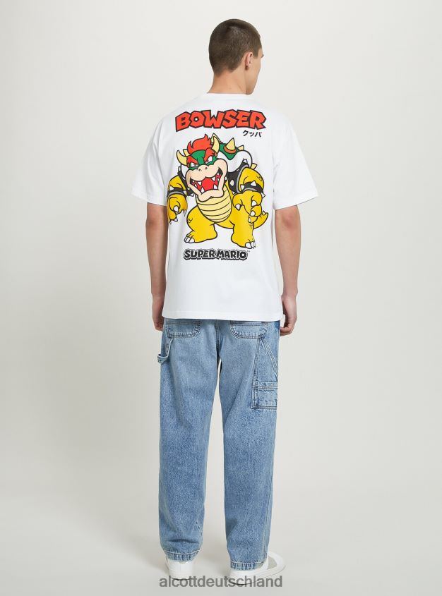 Kleidung de Alcott Männer Super Mario T-Shirt wh3 weiß 88J68R673