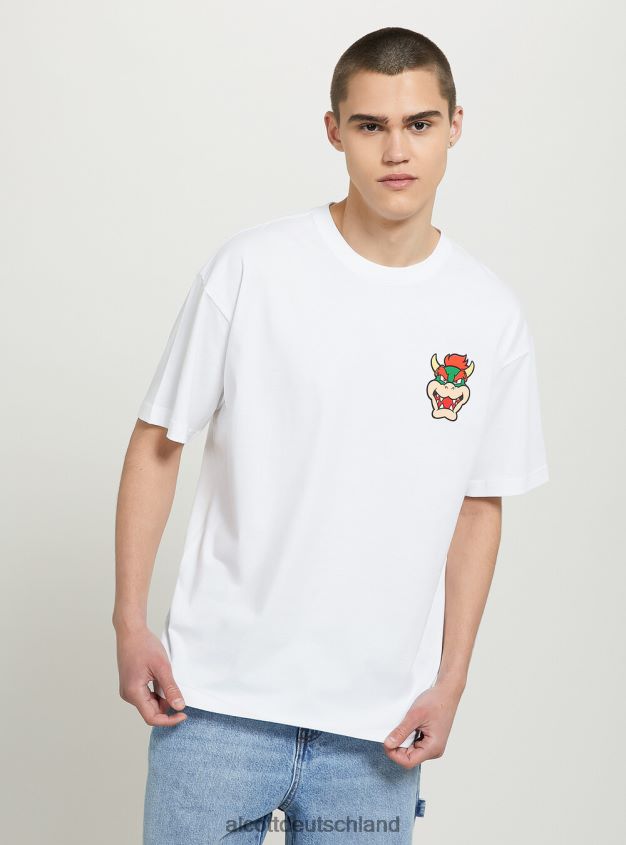 Kleidung de Alcott Männer Super Mario T-Shirt wh3 weiß 88J68R673