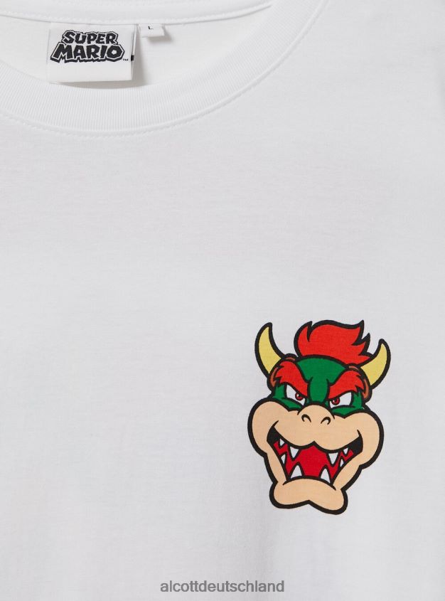 Kleidung de Alcott Männer Super Mario T-Shirt wh3 weiß 88J68R673
