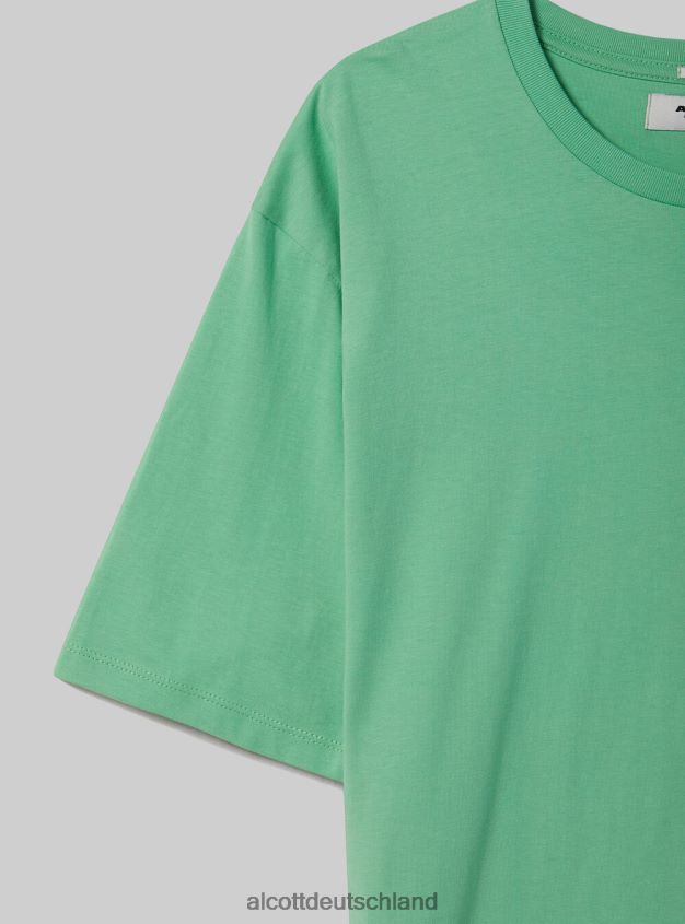 Kleidung de Alcott Männer T-Shirt aus Baumwolle mit Rundhalsausschnitt bk1 schwarz 88J68R1147