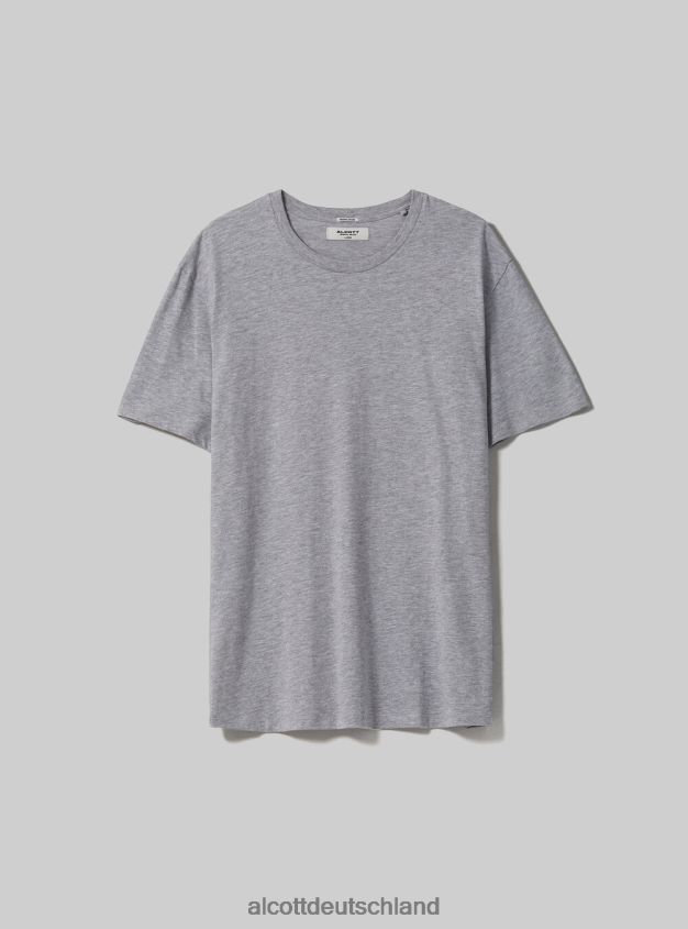 Kleidung de Alcott Männer T-Shirt aus Baumwolle mit Rundhalsausschnitt bk1 schwarz 88J68R687