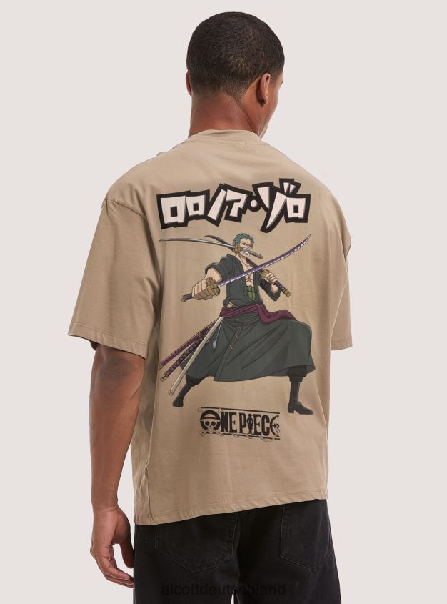 Kleidung de Alcott Männer einteiliges T-Shirt bg3 beige hell 88J68R1000