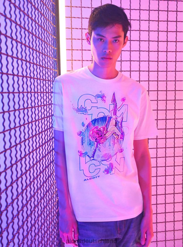 Kleidung de Alcott Männer offizielles T-Shirt Sa2 Sand mittel 88J68R386