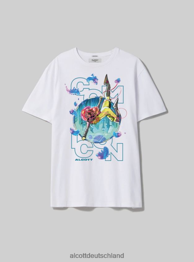 Kleidung de Alcott Männer offizielles T-Shirt Sa2 Sand mittel 88J68R386