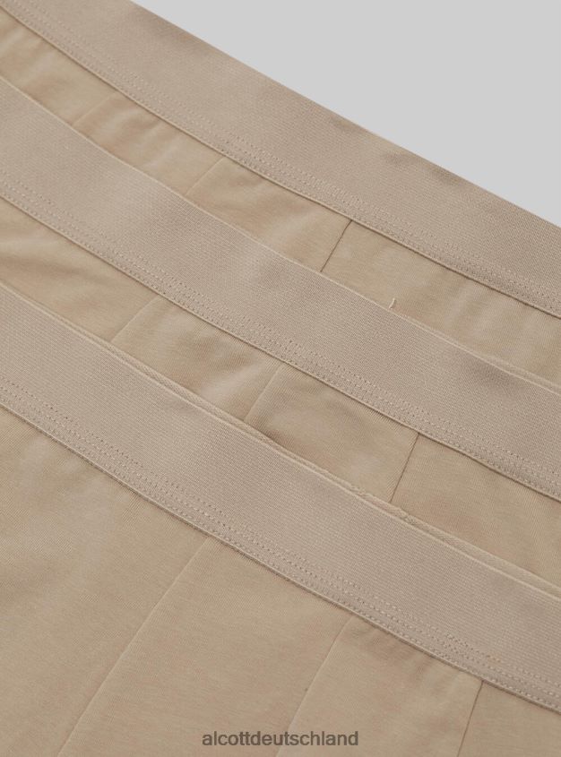Kleidung de Alcott Männer Set mit 3 Paar Boxershorts aus Stretch-Baumwolle bk1/mgy2/mgy1 88J68R1145