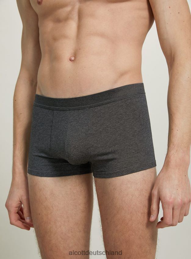 Kleidung de Alcott Männer Set mit 3 Paar Boxershorts aus Stretch-Baumwolle bk1/mgy2/mgy1 88J68R1179