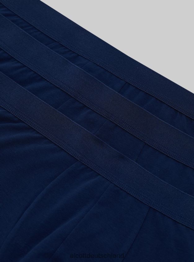 Kleidung de Alcott Männer Set mit 3 Paar Boxershorts aus Stretch-Baumwolle bk1/mgy2/mgy1 88J68R727