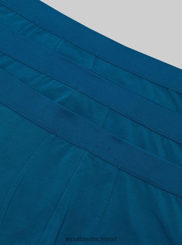 Kleidung de Alcott Männer Set mit 3 Paar Boxershorts aus Stretch-Baumwolle bk1/mgy2/mgy1 88J68R778