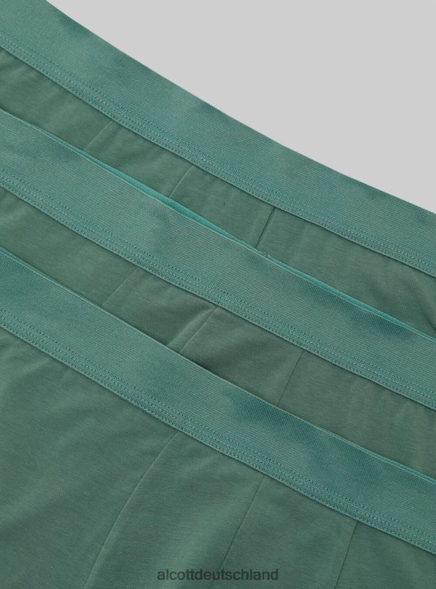Kleidung de Alcott Männer Set mit 3 Paar Boxershorts aus Stretch-Baumwolle bk1/mgy2/mgy1 88J68R951