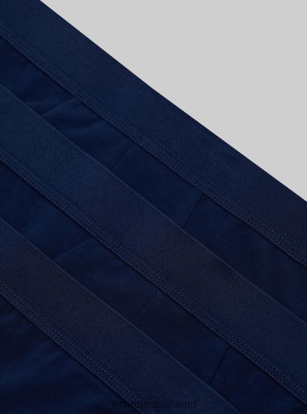 Kleidung de Alcott Männer Set mit 3 Paar Slips aus Stretch-Baumwolle bk1/mgy2/mgy1 88J68R884