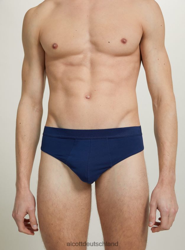 Kleidung de Alcott Männer Set mit 3 Paar Slips aus Stretch-Baumwolle bk1/mgy2/mgy1 88J68R884