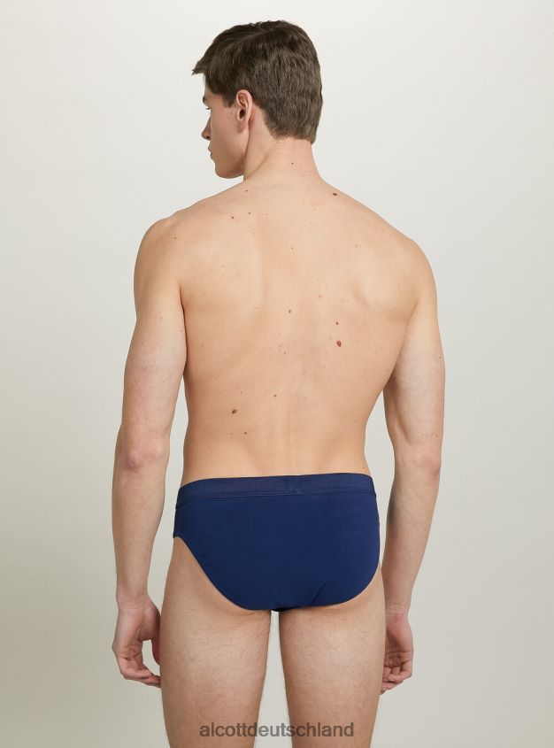 Kleidung de Alcott Männer Set mit 3 Paar Slips aus Stretch-Baumwolle bk1/mgy2/mgy1 88J68R884