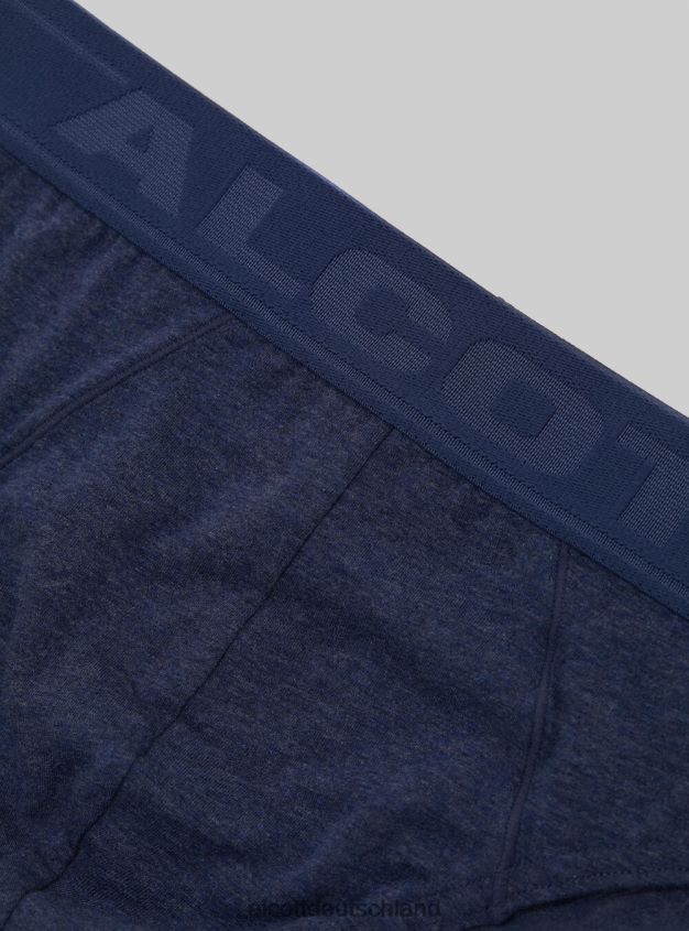 Kleidung de Alcott Männer Slip aus Stretch-Baumwolle mit Logo bk1 schwarz 88J68R941