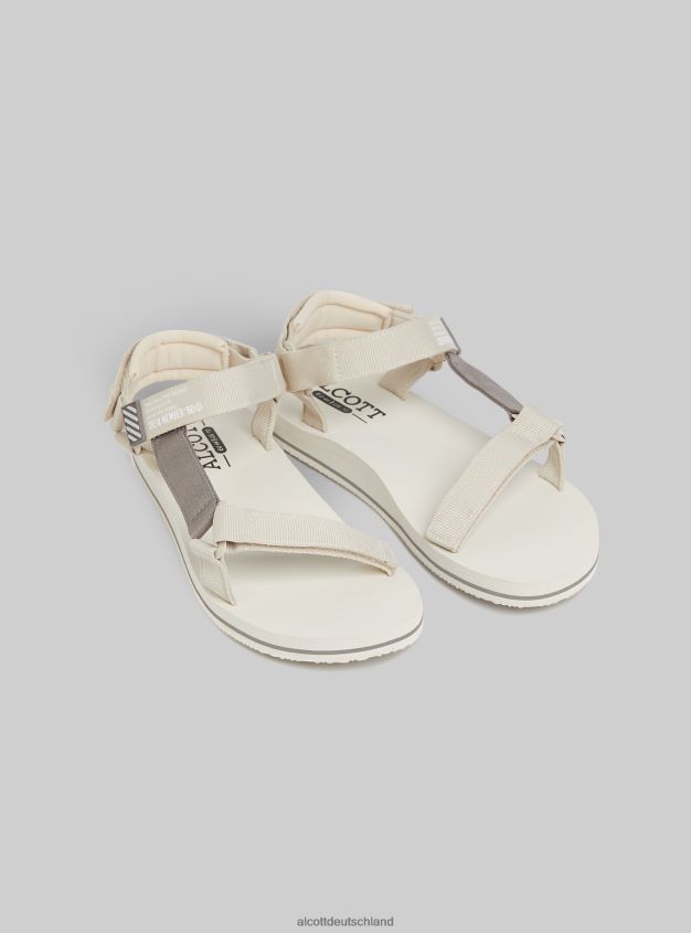 Schuhe de Alcott Männer Sandali aus Gummi mit Chiusura und Strappo bk1 schwarz 88J68R619