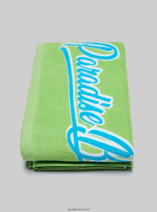 Zubehör de Alcott Männer Strandtuch aus Baumwolle mit Aufdruck fpk1 dunkelrosa fluo 88J68R505