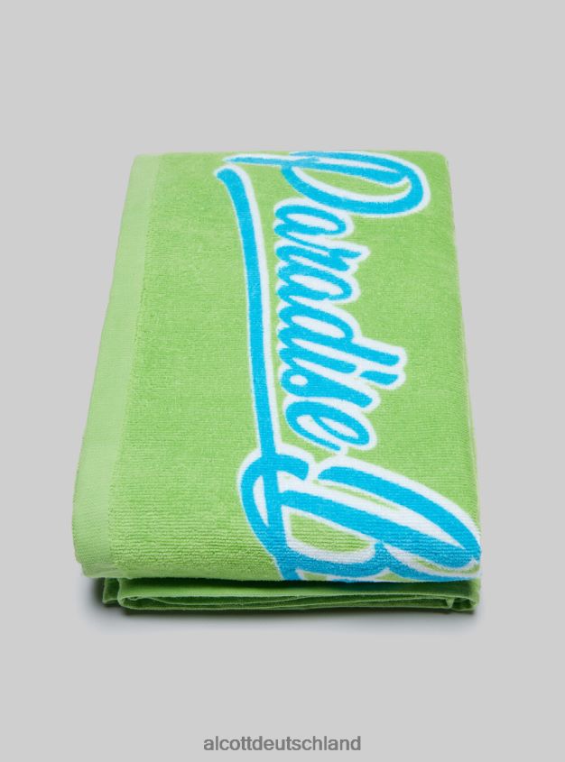 Zubehör de Alcott Männer Strandtuch aus Baumwolle mit Aufdruck fpk1 dunkelrosa fluo 88J68R505